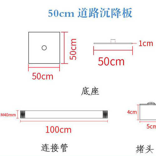 韶关沉降板规格型号如何选择?